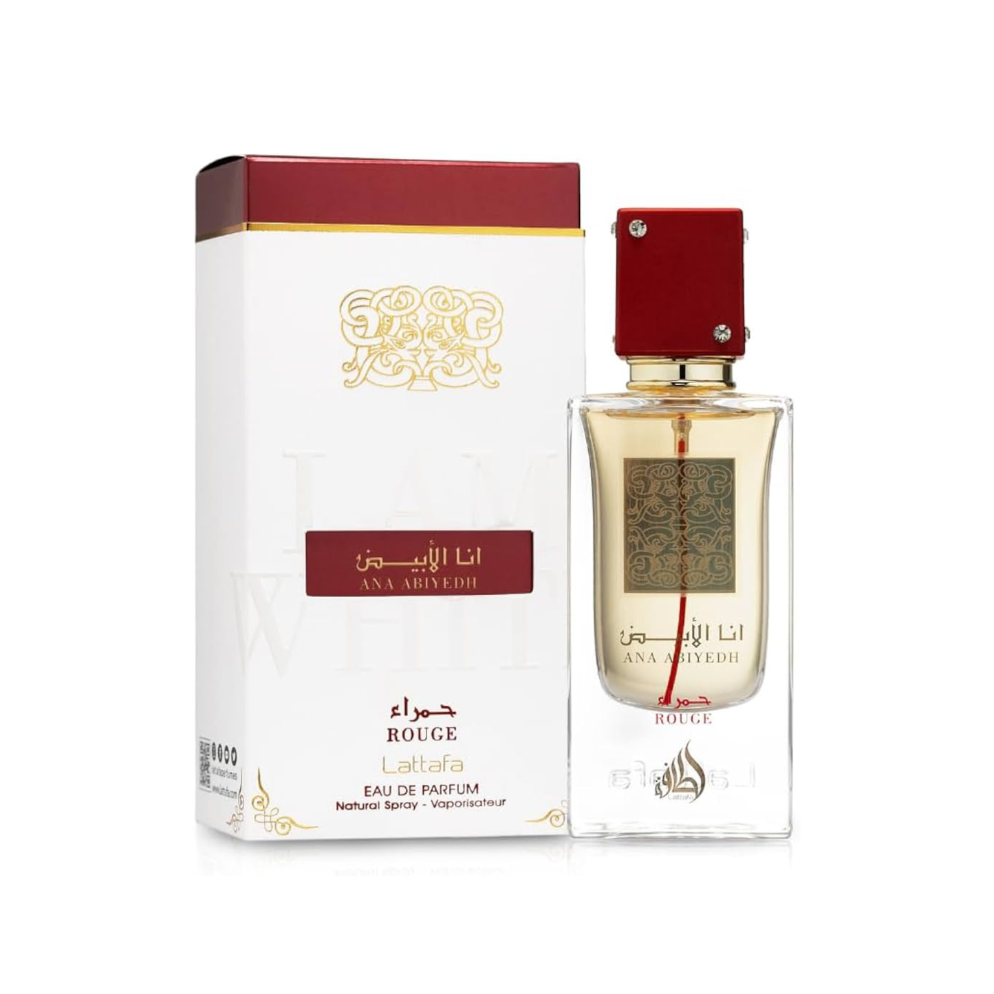 Ana Abiyedh Rouge 100 mL - Lattafa Perfumes Eau de parfum