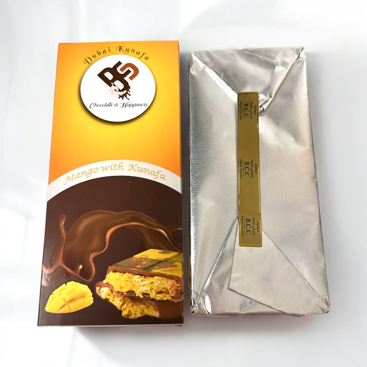 Chocolat Dubaï Kunafa à la Mangue 100 g - BCC