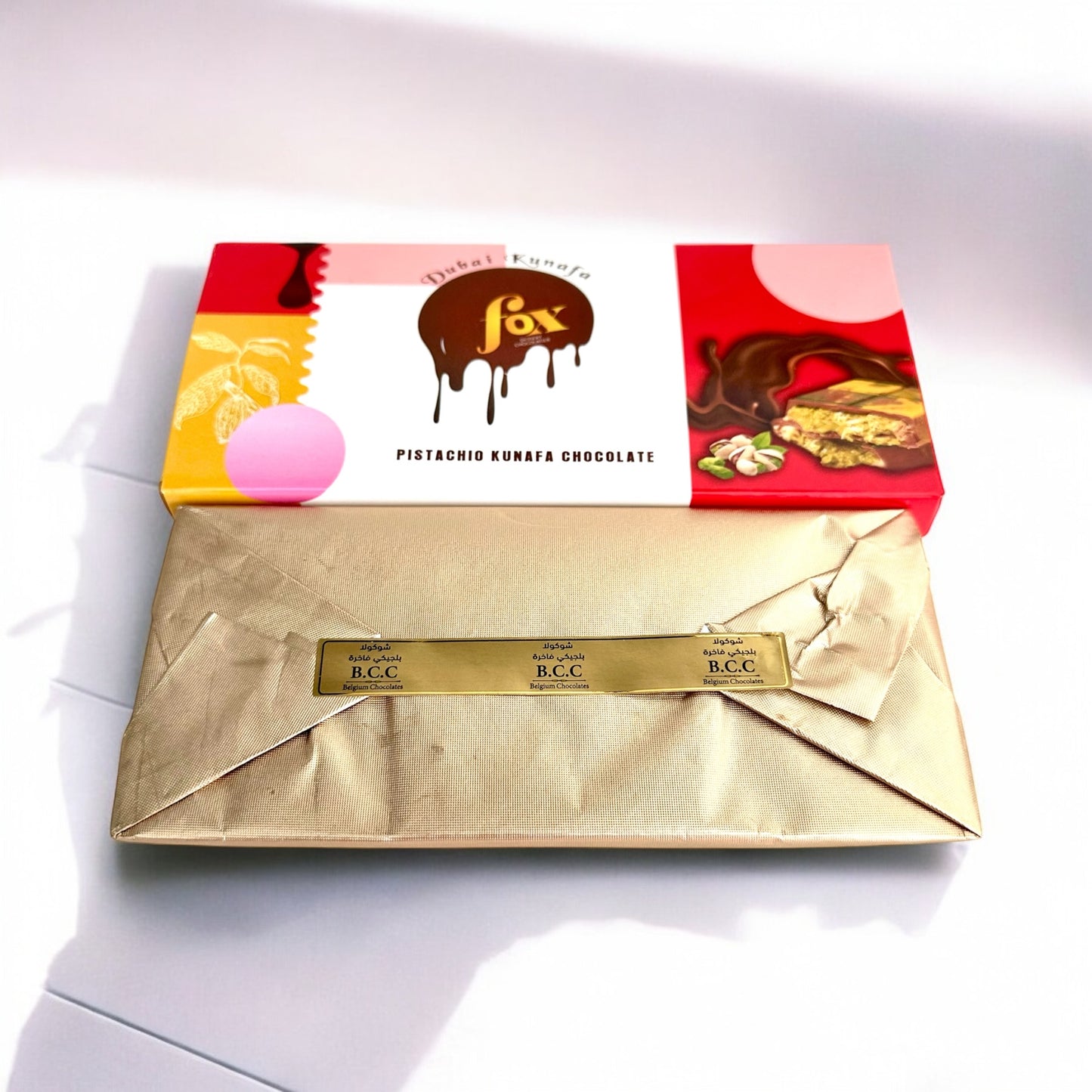 Tablette de chocolat pistache Dubaï Kunafa 100 g - Fox