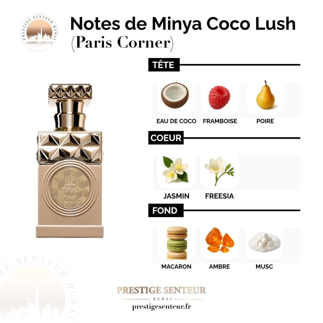 Minya Coco Lush 100 mL - Paris Corner Eau de Parfum