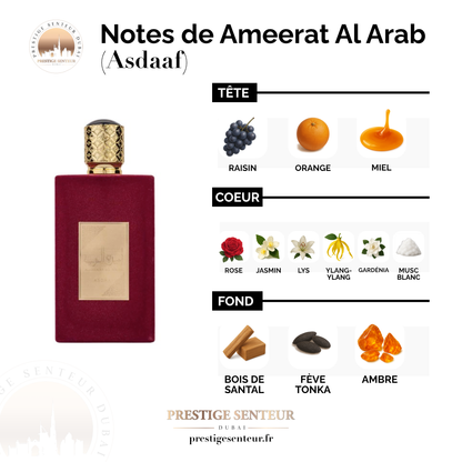 Ameerat Al Arab 100 mL - Asdaaf Lattafa Perfumes Eau de parfum