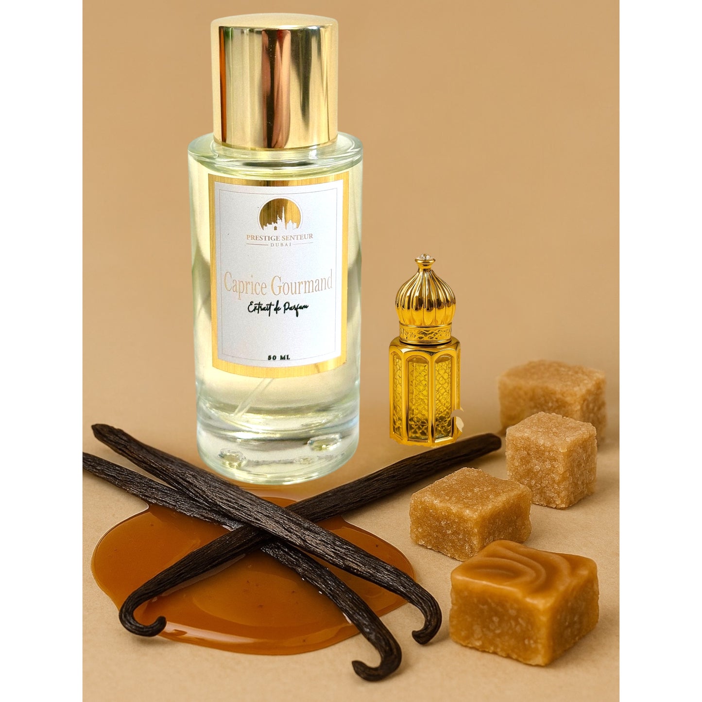 Pack Caprice Gourmand : Parfum + Huile concentrée