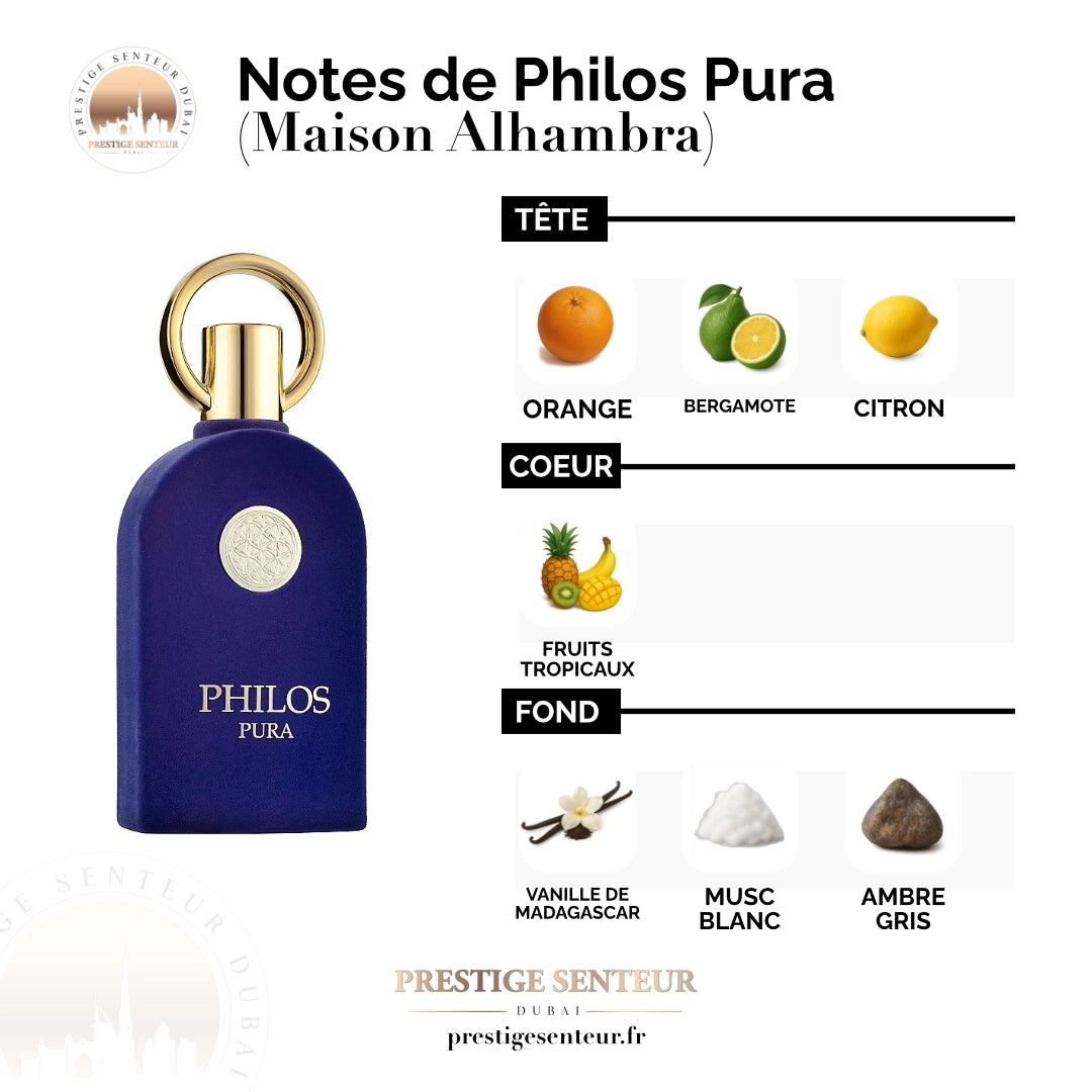 Philos Pura 100 mL - Maison Alhambra Eau de parfum