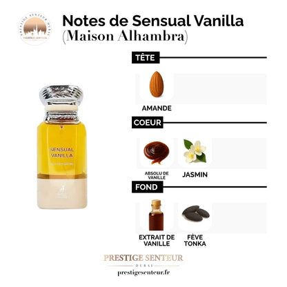 Sensual Vanilla 100 mL - Maison Alhambra Eau de parfum